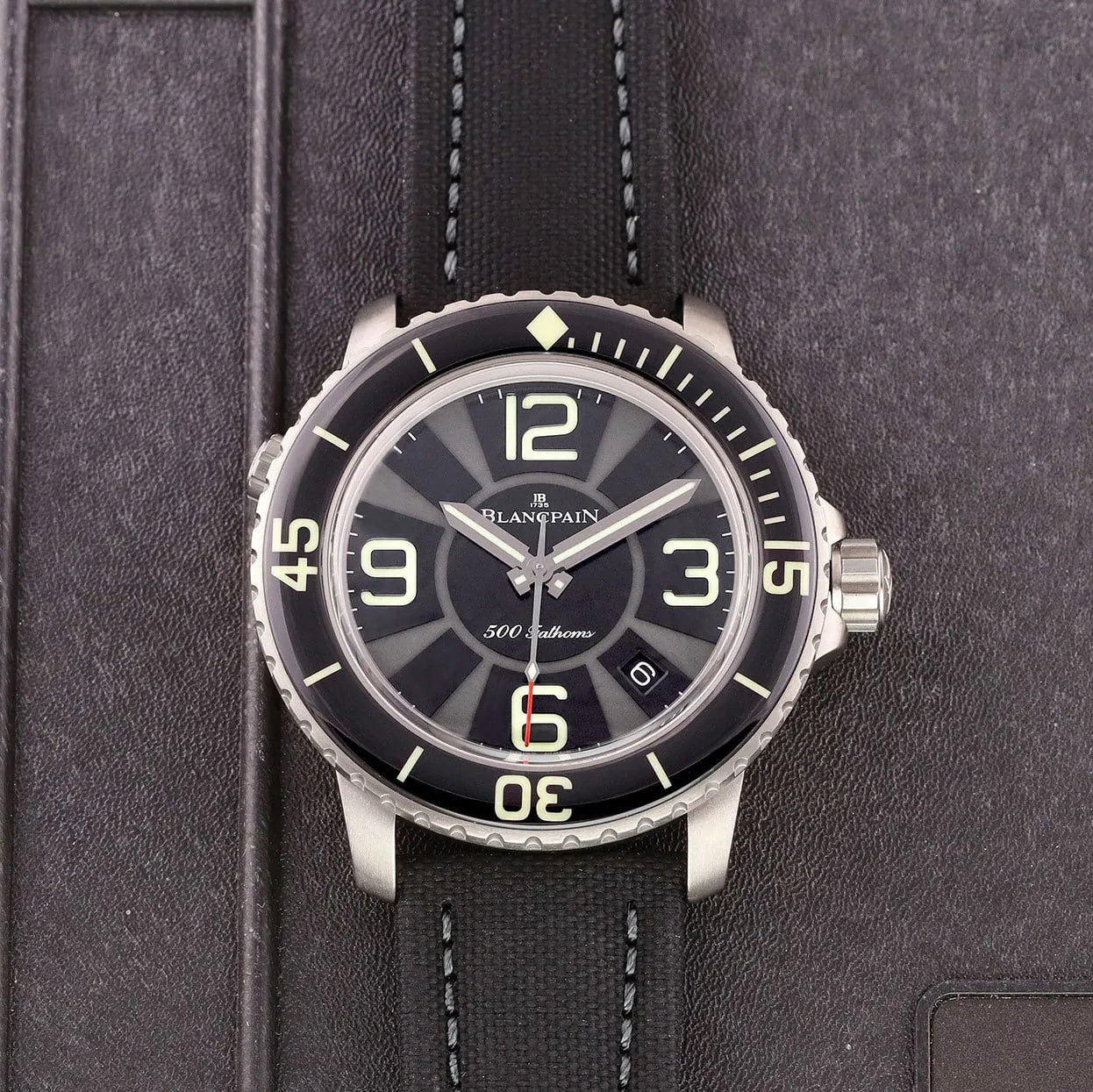 Blancpain Fifty Fathoms 50015-12B30-52B 48mm Titanium Black