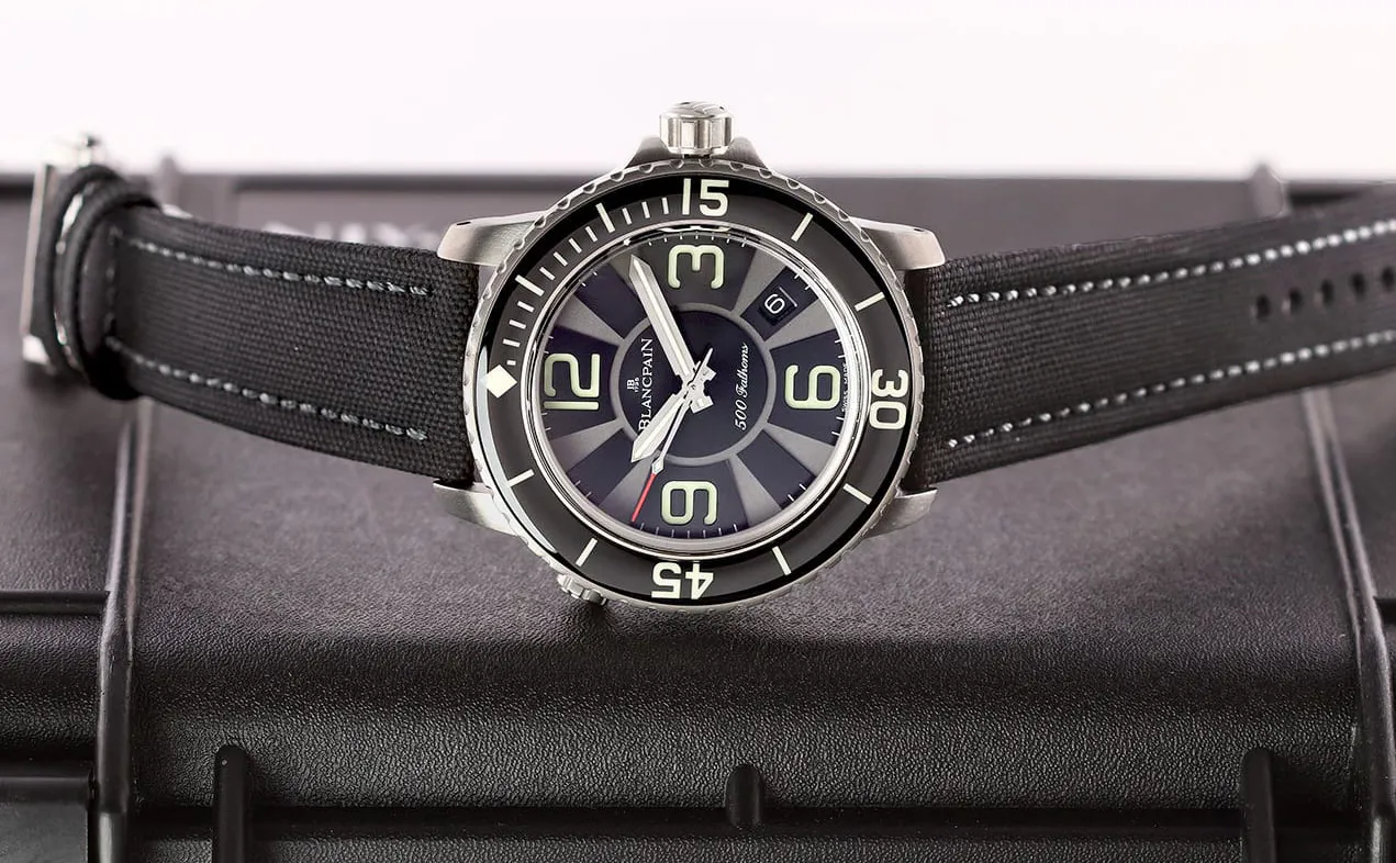 Blancpain Fifty Fathoms 50015-12B30-52B 48mm Titanium Black 2