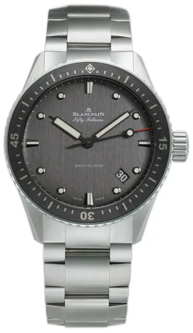 Blancpain Fifty Fathoms Bathyscaphe 5000 1210 98S 43mm Titanium Anthracite