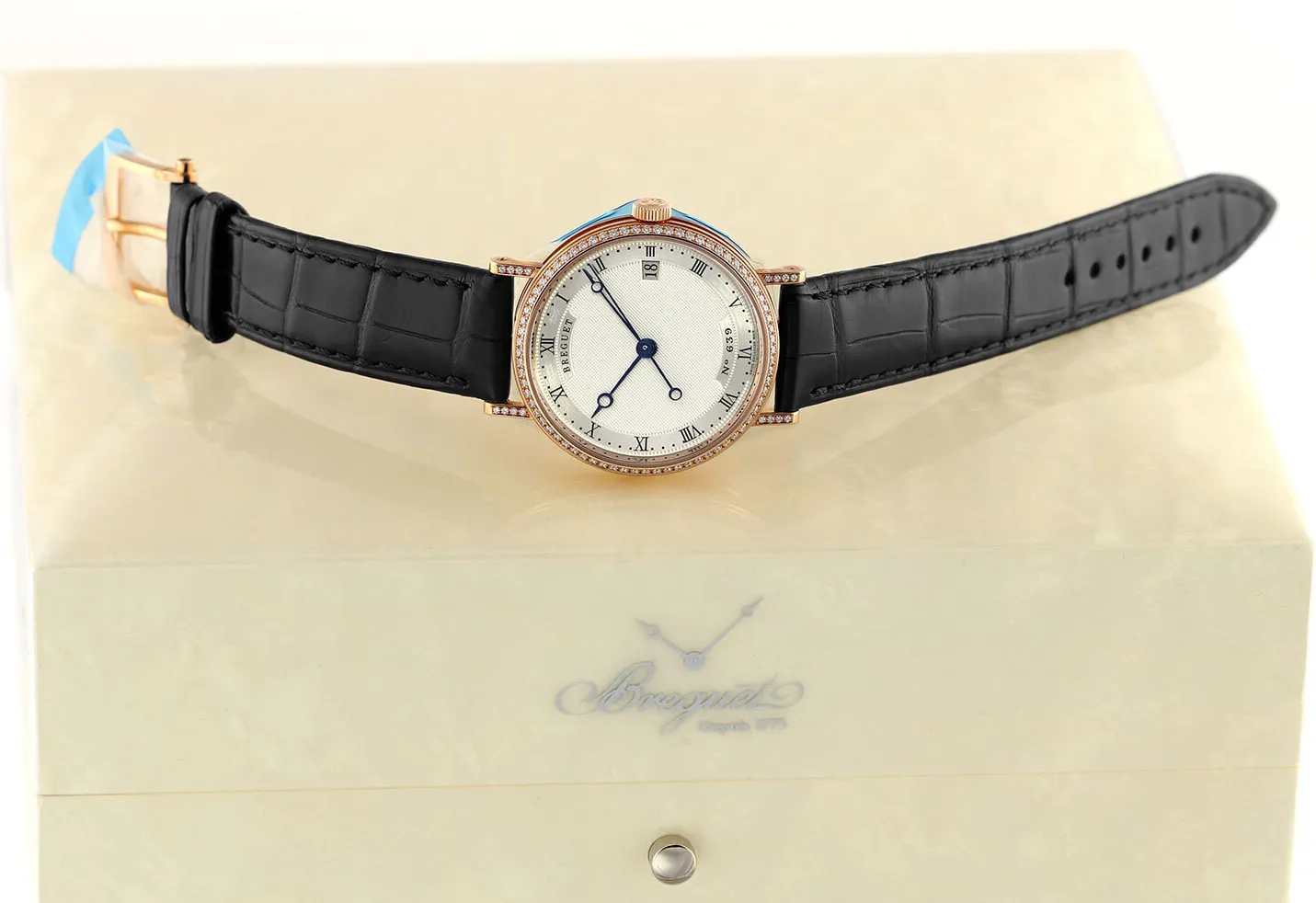 Breguet Classique 9068BR/12/976/DD00 33.5mm Rose gold Silver 1