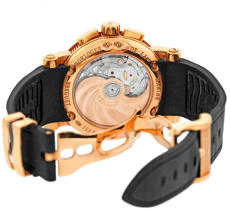 Breguet Marine 5827BR/Z2/5ZU 42mm Rose gold Black 3