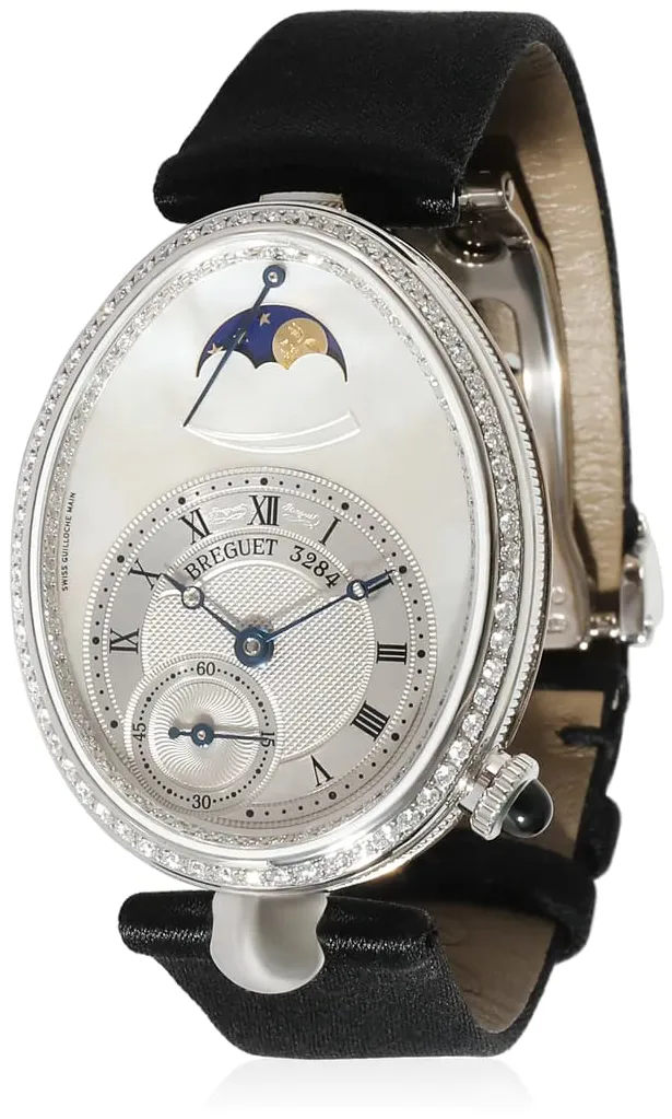 Breguet Reine de Naples 8908BB/52/864.D00D 36.5mm White gold Mother-of-pearl