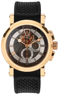 Breguet Tourbillon 5837BR/92/5ZU 42mm Rose gold Black and Silver