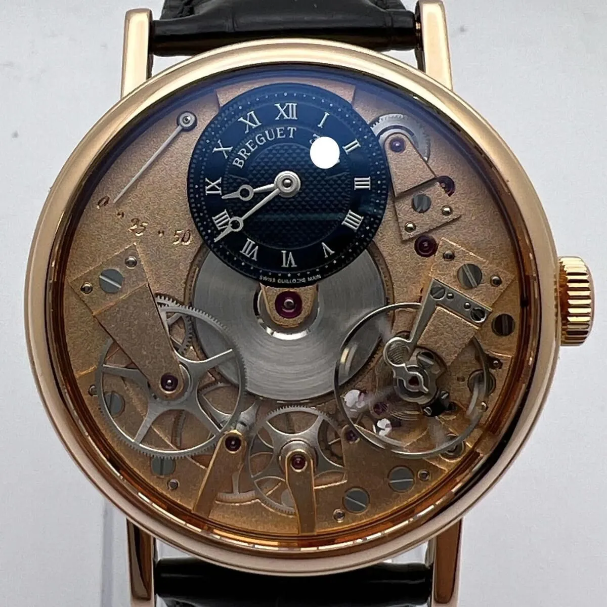 Breguet Tradition 7027BR/R9/9V6 37mm Rose gold Black