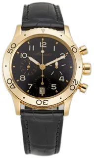 Breguet Transatlantique 3820BA/N2/9W6 39mm Yellow gold Black