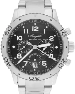 Breguet Transatlantique 3810ST/92/SZ9 43mm Stainless steel Brown