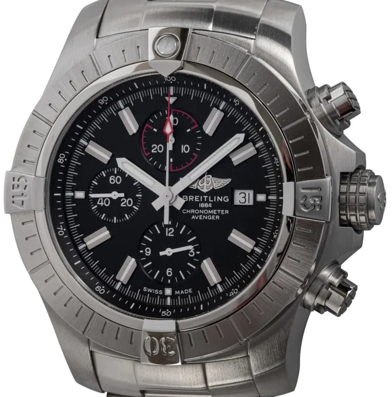 Breitling Avenger A13375101B1A1 48mm Stainless steel Black