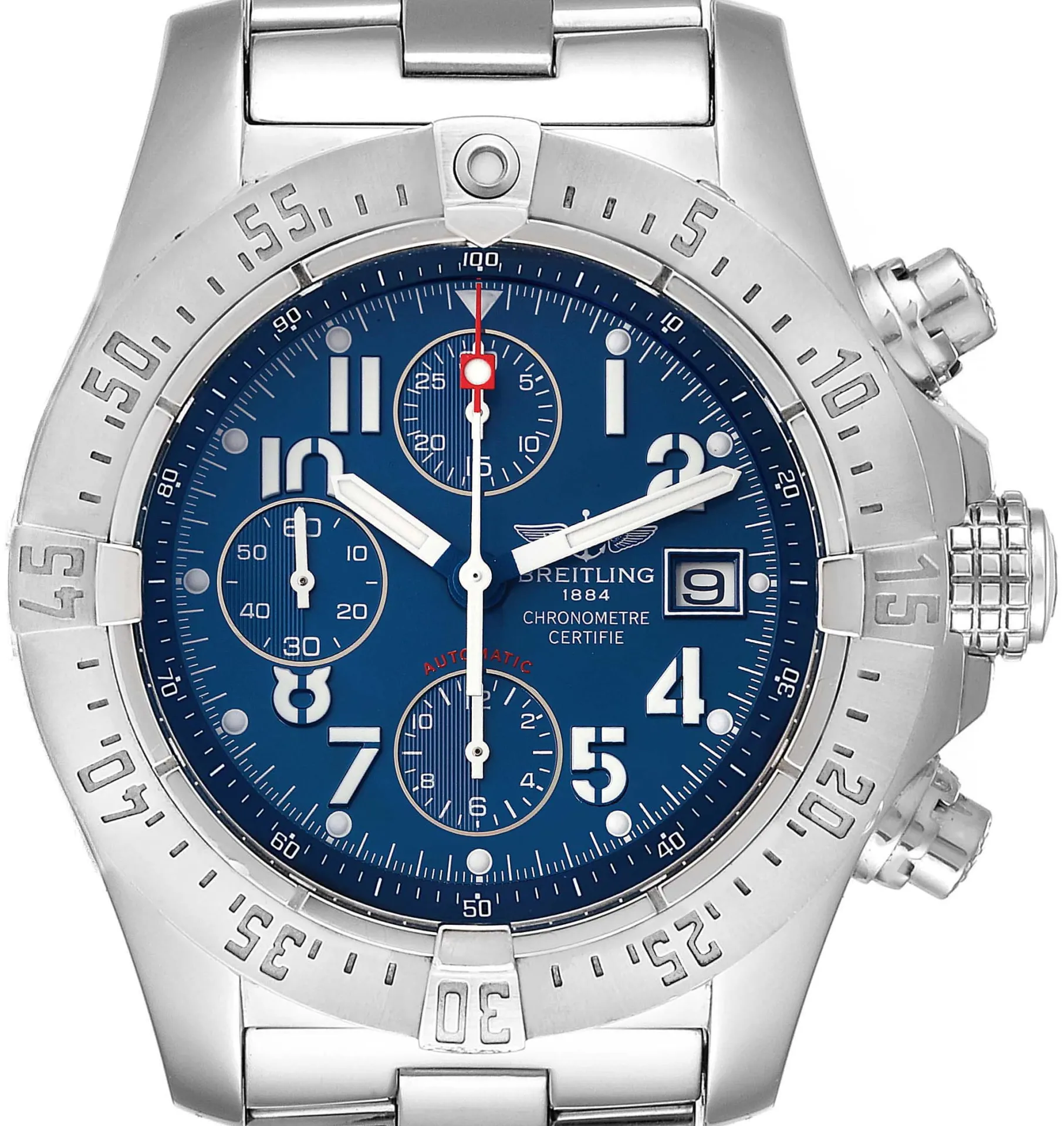 Breitling Avenger A13380 45mm Stainless steel Blue