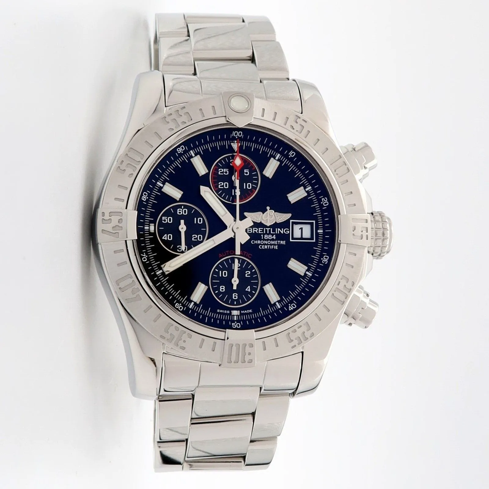 Breitling Avenger A13381 43mm Stainless steel Black