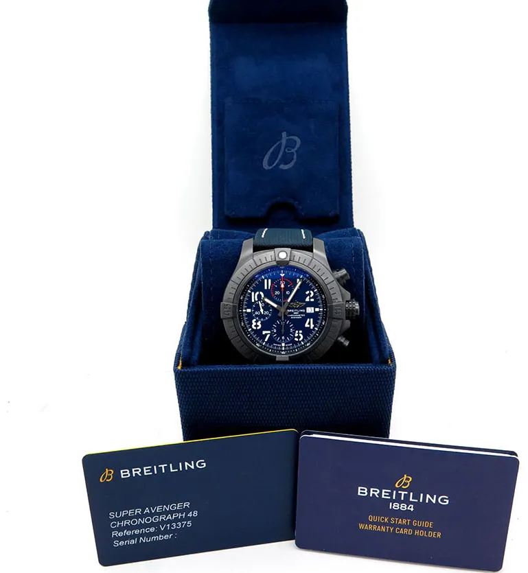 Breitling Avenger V13375101C1X2 48mm Titanium Blue 1