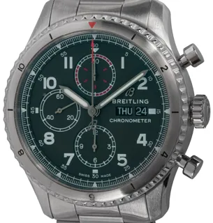 Breitling Aviator 8 A133161A1L1A1 Stainless steel Green