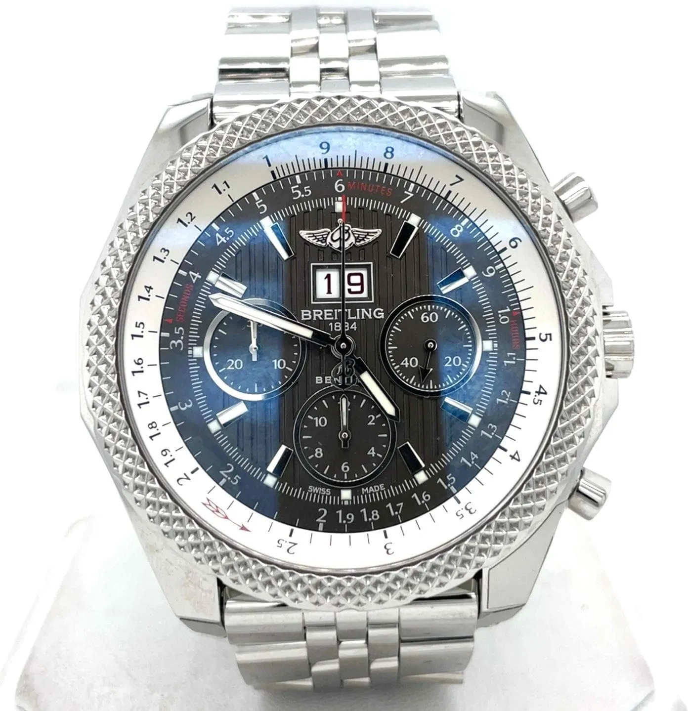 Breitling Bentley 6.75 A4436412/BC77-990A 49mm Stainless steel Gray