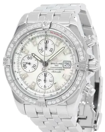 Breitling Chronomat Evolution A13356 43.7mm Steel Mother-of-pearl