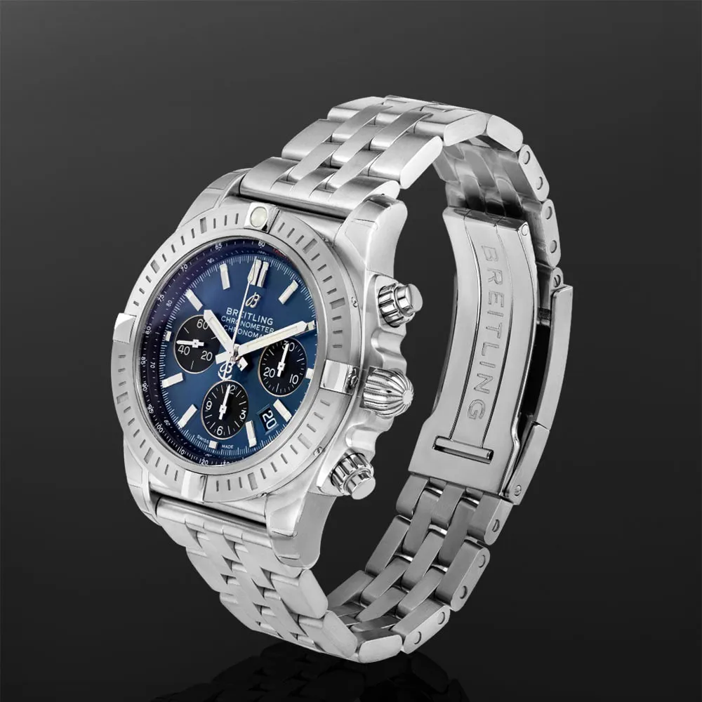 Breitling Chronomat AB0115101C1A1 44mm Stainless steel Blue 2