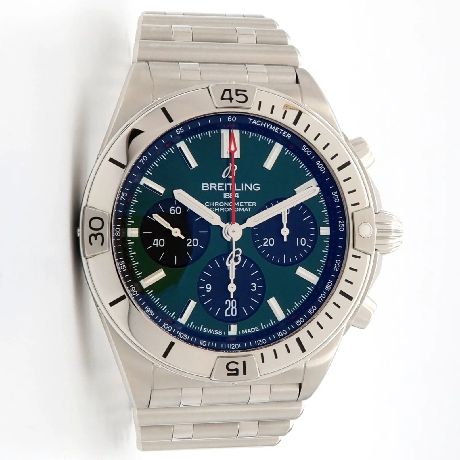 Breitling Chronomat AB0134101L1A1 42mm Stainless steel Green