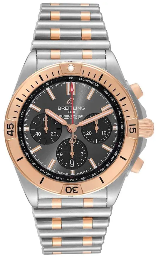 Breitling Chronomat UB0134101B1U1 42mm Rose gold Gray