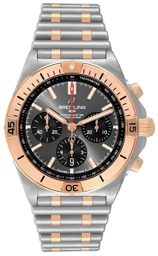 Breitling Chronomat UB0134101B1U1 42mm Rose gold Gray