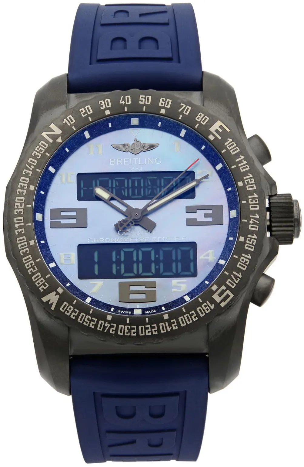 Breitling Cockpit B50 VB501019/C932-261S 46mm Titanium Blue