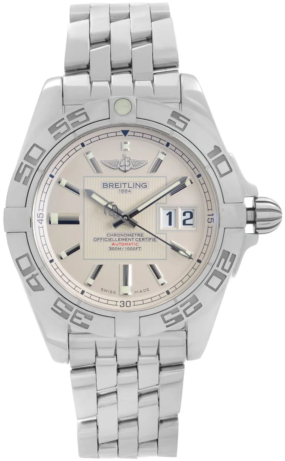 Breitling Galactic A49350L2.G699.366A 41mm Stainless steel Silver