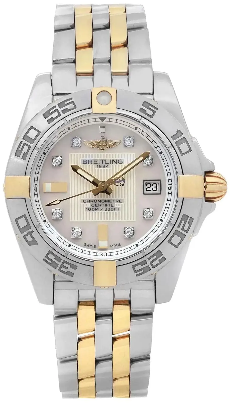 Breitling Galactic B71356L2.A710.367D 32mm Yellow gold White