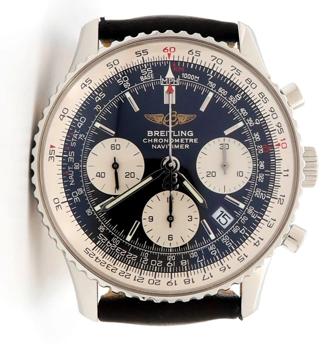 Breitling Navitimer A23322 42mm Stainless steel Black