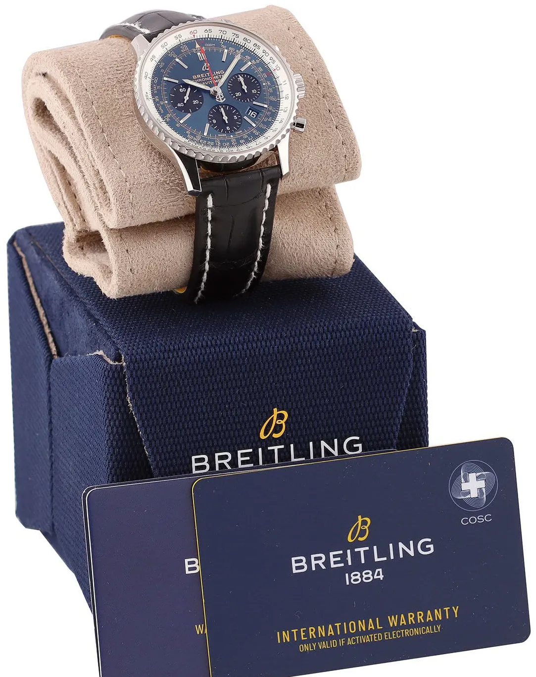 Breitling Navitimer AB0121211C1P3 43mm Stainless steel Blue 5