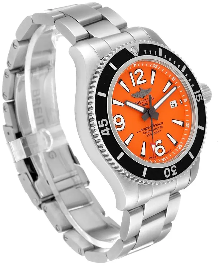 Breitling Superocean A17366D71O1A1 42mm Stainless steel Orange 1