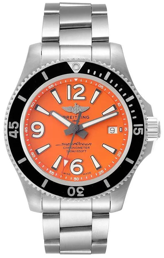 Breitling Superocean A17366D71O1A1 42mm Stainless steel Orange