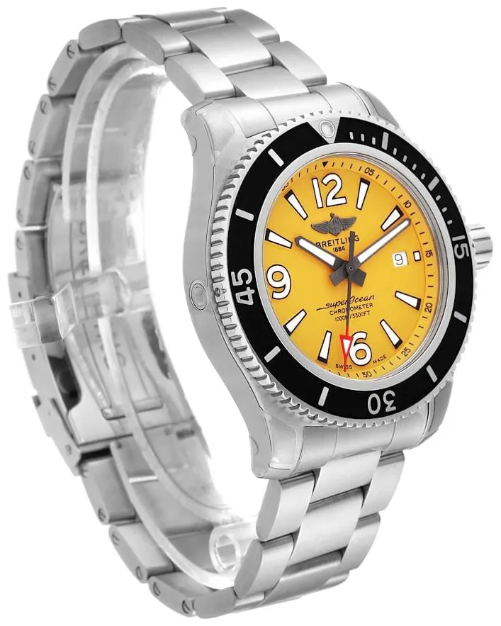 Breitling Superocean A17367021I1A1 44mm Stainless steel Yellow 5