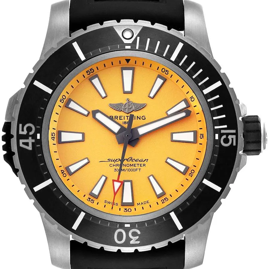 Breitling Superocean E17369241I1S1 48mm Titanium Yellow