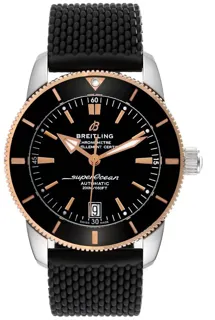 Breitling Superocean Heritage UB2010121B1S1 Stainless steel and Red gold Black