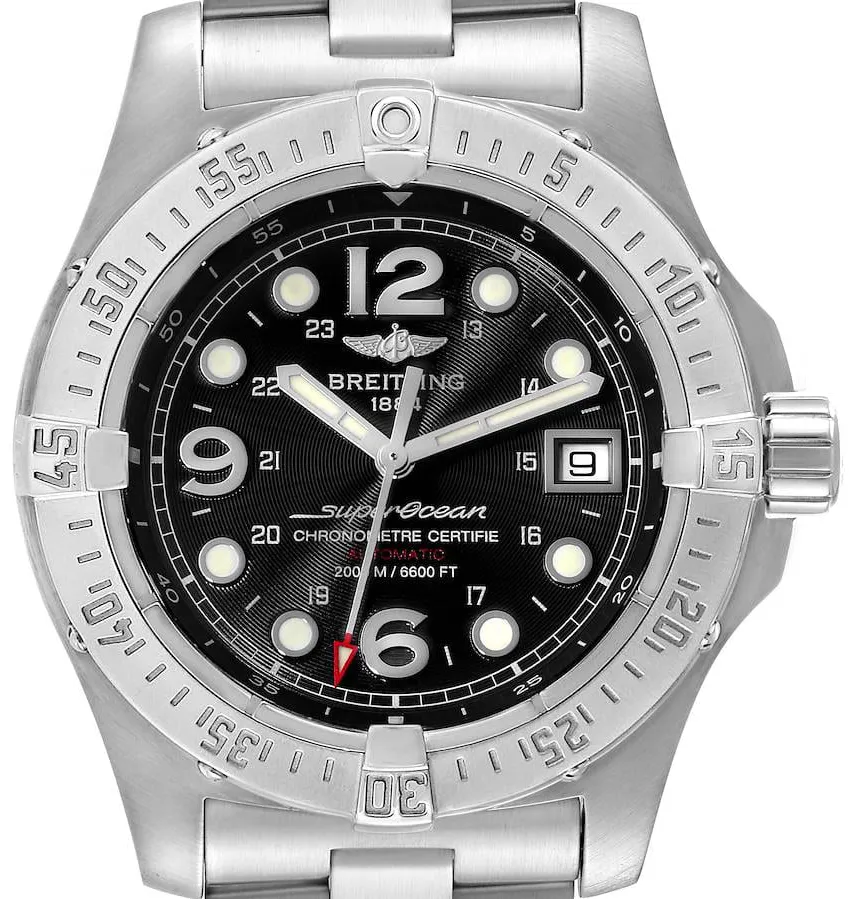 Breitling Superocean A1739010B772 44mm Stainless steel Black