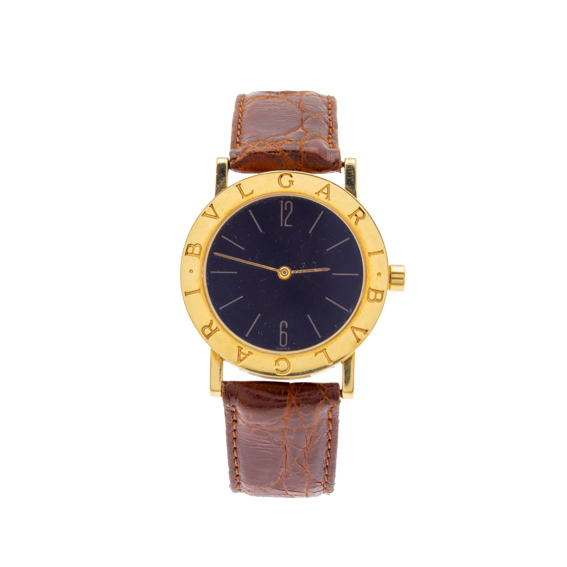 Bulgari Bulgari A5005/3522 30mm Yellow gold Black