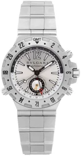 Bulgari Diagono GMT40S Stainless steel Silver