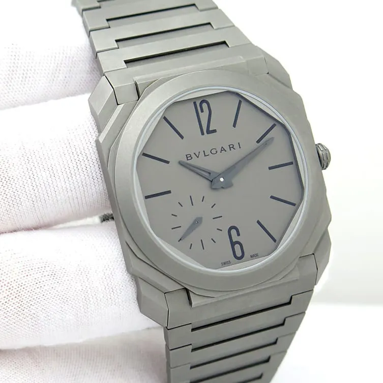 Bulgari Octo Finissimo 102713 40mm Titanium Gray