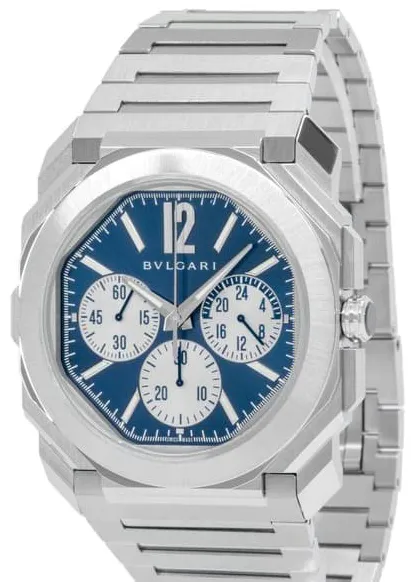 Bulgari Octo Finissimo 103467 43mm Stainless steel Blue