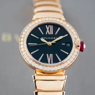 Bulgari LVCEA 102260 Rose gold Black