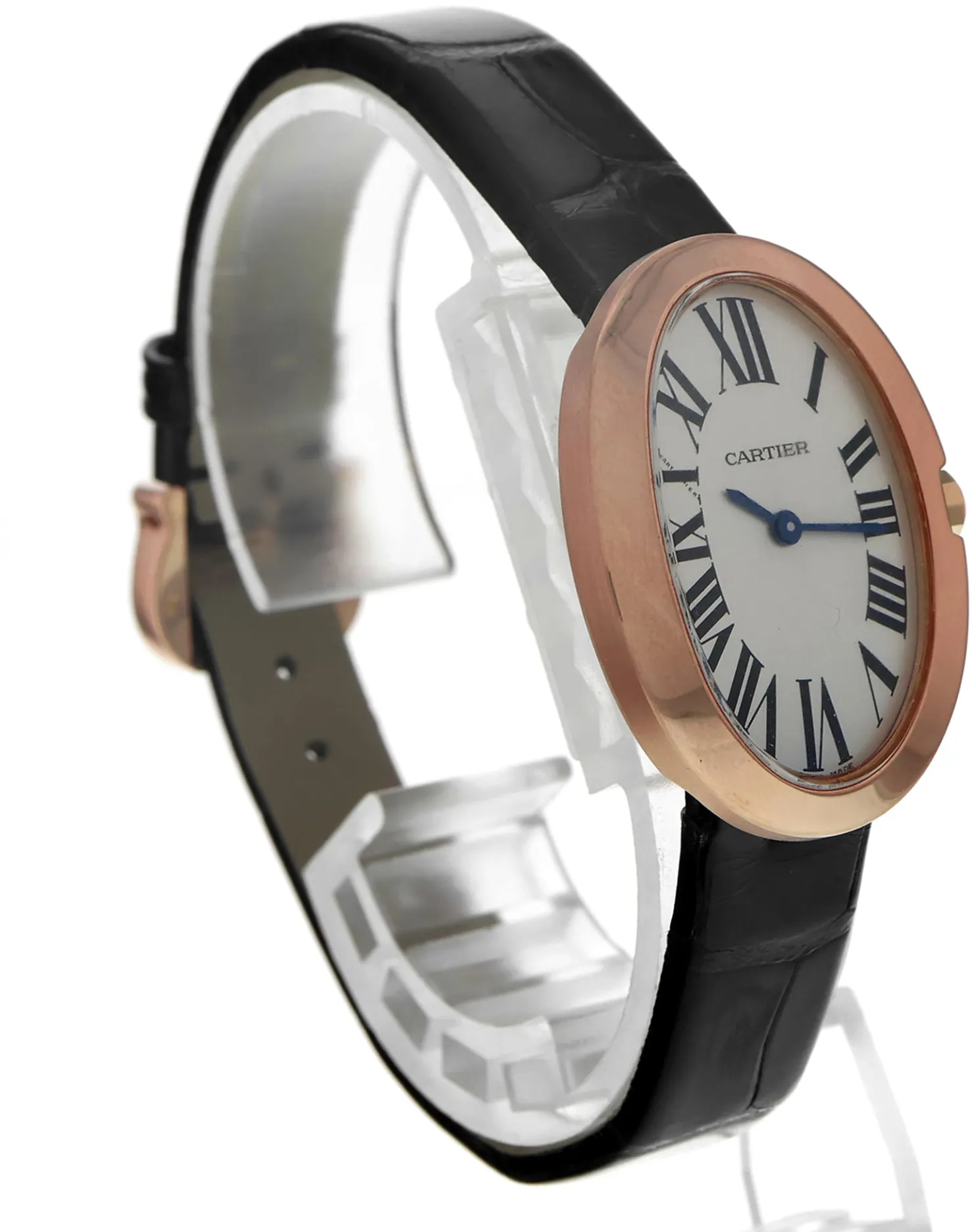 Cartier Baignoire Small Model W8000007 31.5mm Rose gold Silver 1