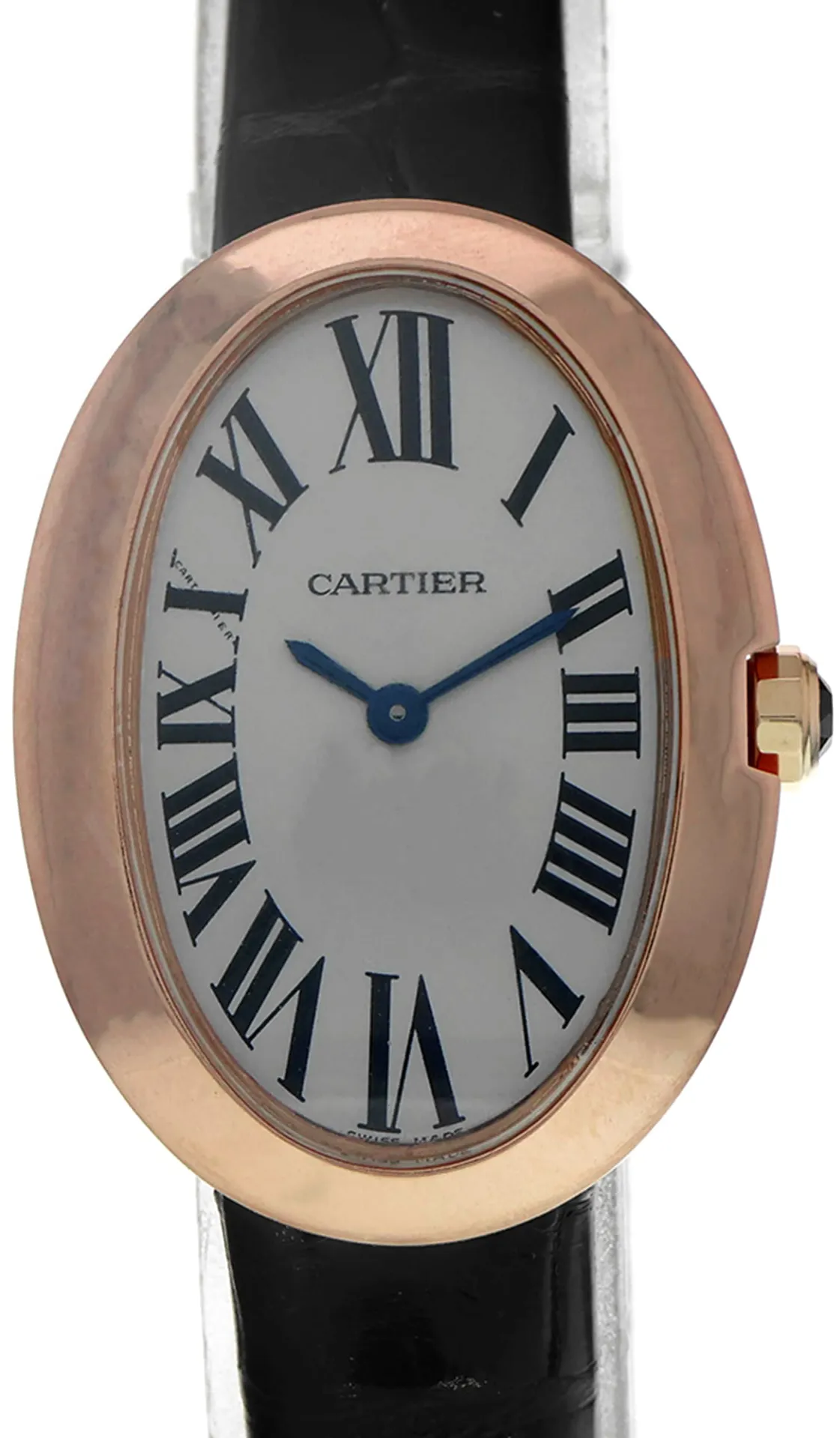 Cartier Baignoire Small Model W8000007 31.5mm Rose gold Silver