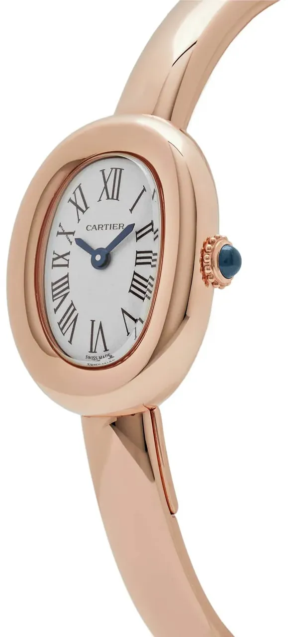 Cartier Baignoire Mini WGBA0020 24.5mm Rose gold Silver 2