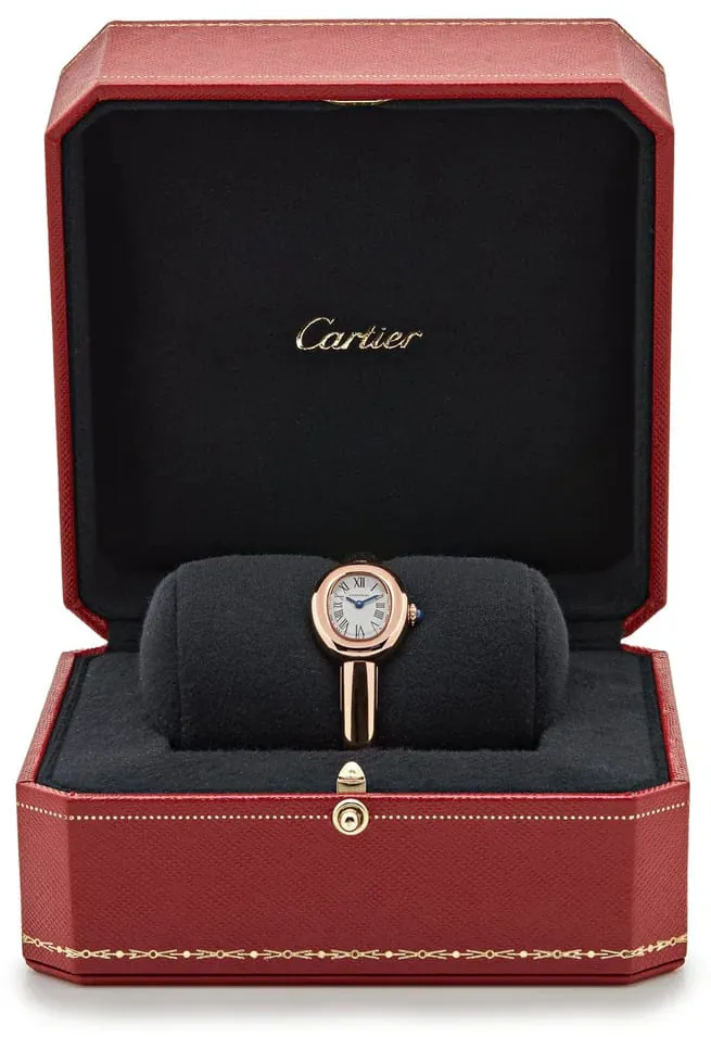 Cartier Baignoire Mini WGBA0020 24.5mm Rose gold Silver 4