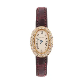 Cartier Baignoire GC10121 Yellow gold Cream