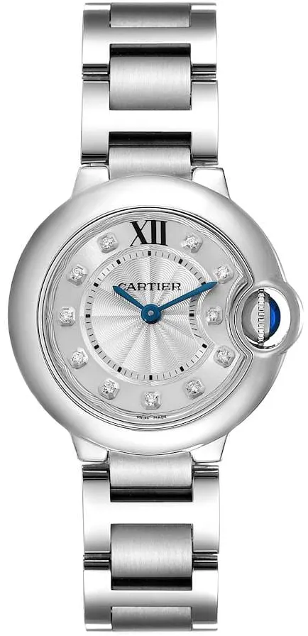 Cartier Ballon Bleu 28mm WE902073 28mm Stainless steel Silver