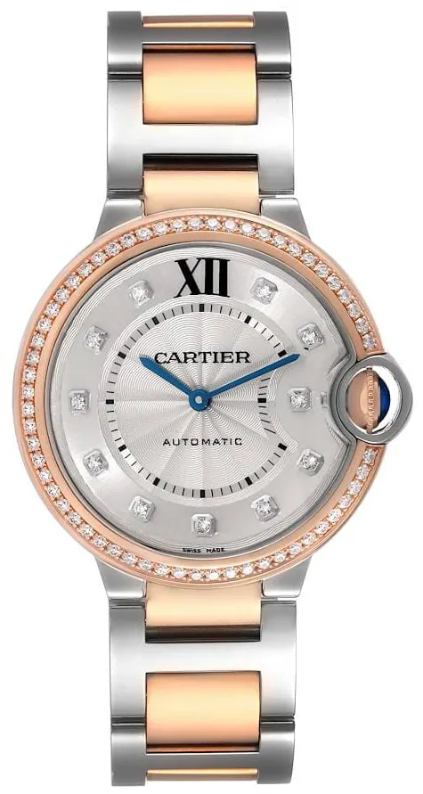 Cartier Ballon Bleu 36mm W3BB0004 36mm Stainless steel Silver