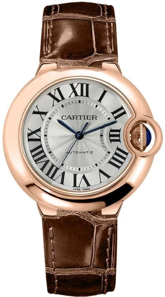 Cartier Ballon Bleu de Cartier WGBB0009 36.5mm Rose gold White