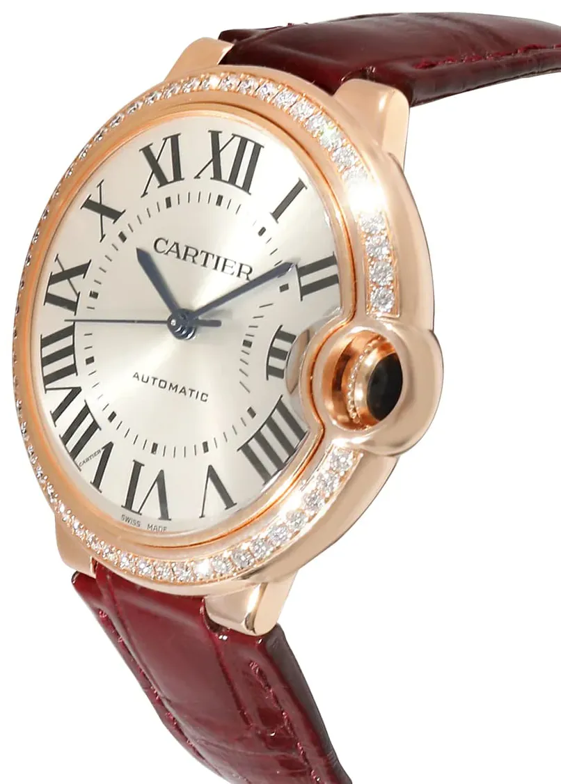 Cartier Ballon Bleu de Cartier WJBB0034 36mm Rose gold Silver 1