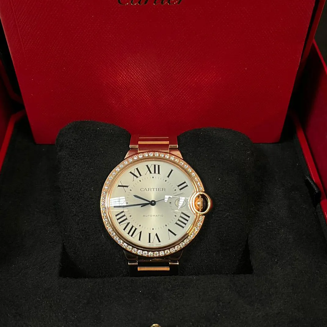 Cartier Ballon Bleu de Cartier WJBB0038 42mm Rose gold Silver 6