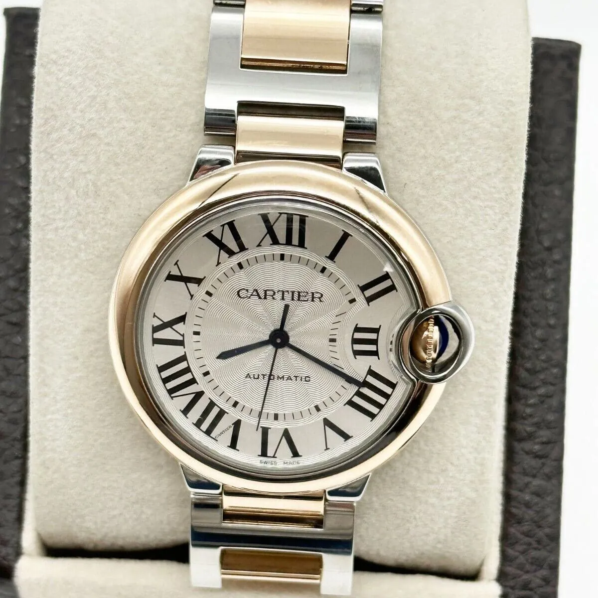 Cartier Ballon Bleu de Cartier W2BB0003 36mm Rose gold Silver