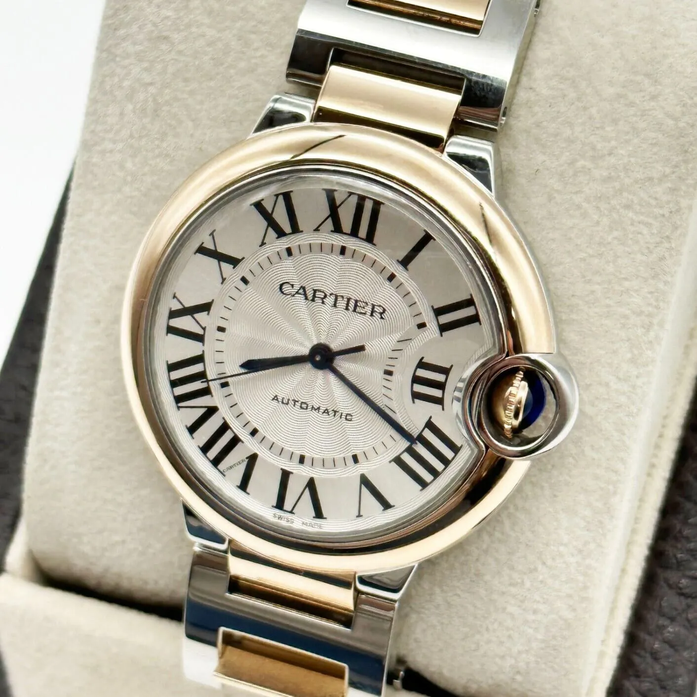 Cartier Ballon Bleu de Cartier W2BB0003 36mm Rose gold Silver 5