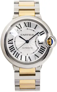 Cartier Ballon Bleu Yellow gold and Stainless steel Silver